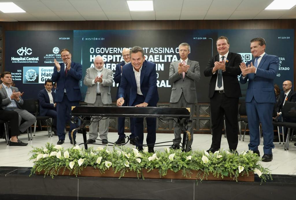 Governo de MT assina contrato com Einstein para gestão do Hospital Central