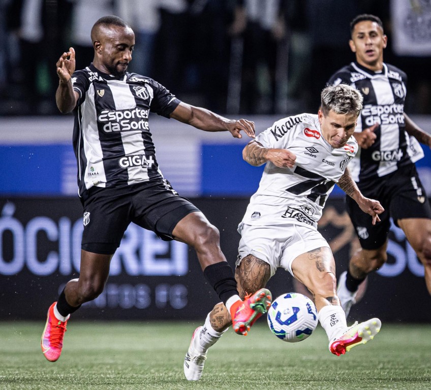 Noite de frustração: Santos não sai do zero contra o Ceará e aumenta jejum no Brasileirão