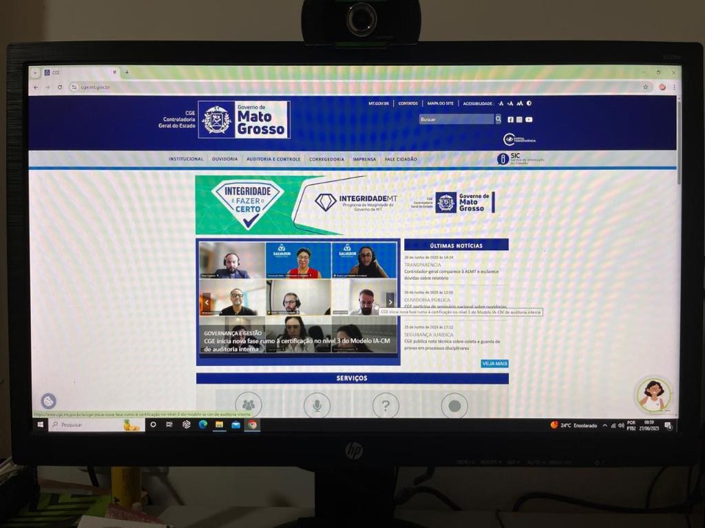 CGE disponibiliza assistente virtual à população para orientar sobre atuação e serviços oferecidos pelo órgão