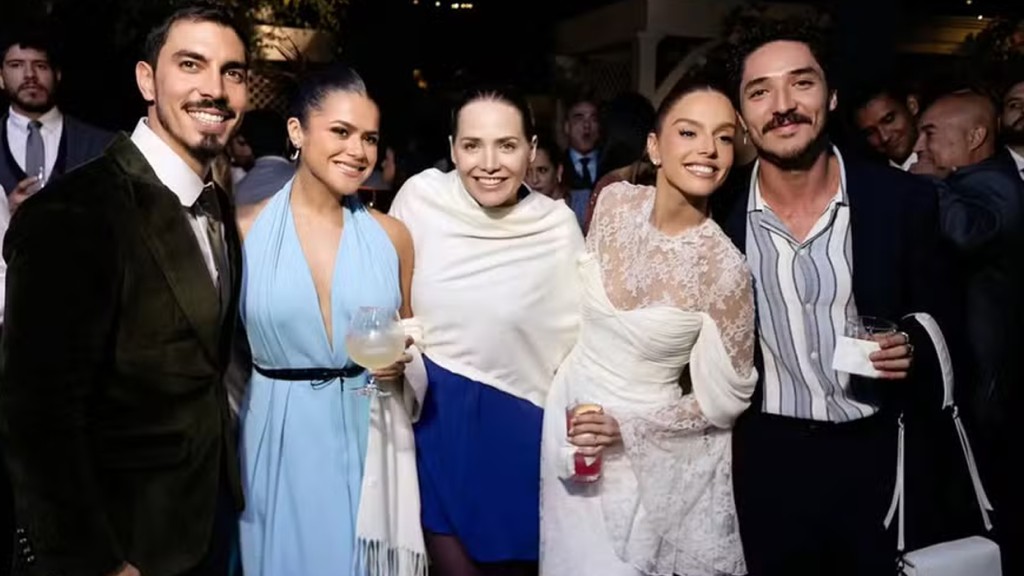 Maisa Silva exibe cliques do casamento de Giovanna Lancellotti e Gabriel: ‘Felicidade’